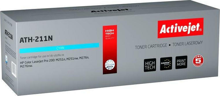 Active Jet Συμβατό Toner για Laser Εκτυπωτή HP 131A CF211A 1800 Σελίδων Μαύρο