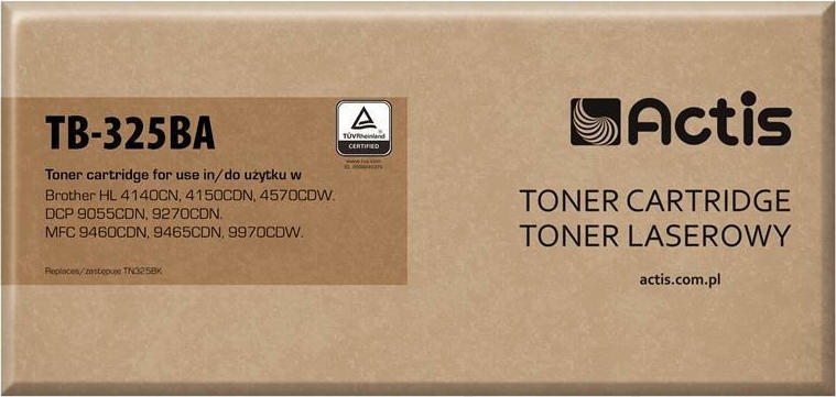 Actis Συμβατό Toner για Laser Εκτυπωτή Brother TN-325BK 6000 Σελίδων Μαύρο