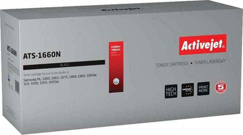 Active Jet Συμβατό Toner για Laser Εκτυπωτή Samsung MLT-D1042S 1500 Σελίδων Μαύρο