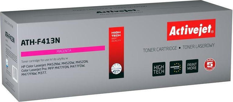 Active Jet Συμβατό Toner για Laser Εκτυπωτή HP 410A CF413A 2300 Σελίδων Ματζέντα