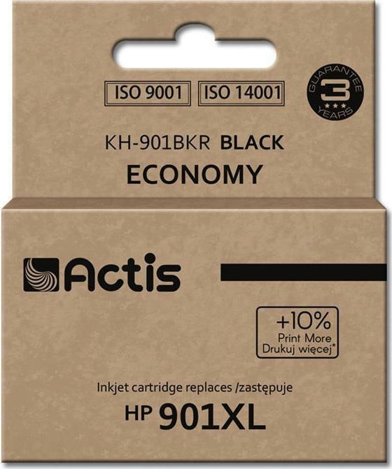 Actis Συμβατό Μελάνι Εκτυπωτή InkJet HP 901XL CC656AE 20ml Μαύρο