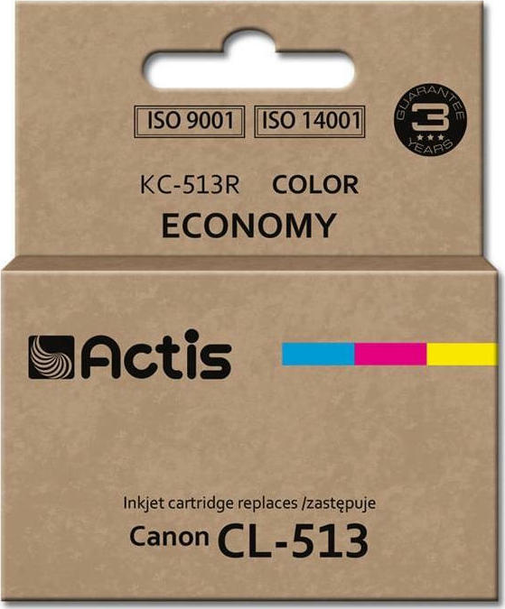 Actis Συμβατό Μελάνι Εκτυπωτή InkJet Canon CL-513 15ml Πολλαπλό (Color) - Image 1