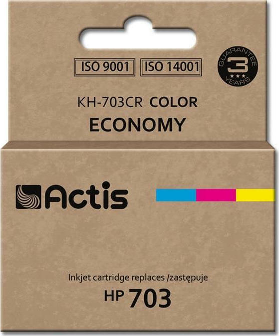 Actis Συμβατό Μελάνι Εκτυπωτή InkJet HP 703 CD888AE 12ml Πολλαπλό (Color)