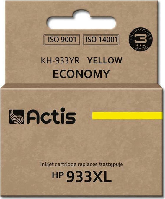 Actis Συμβατό Μελάνι Εκτυπωτή InkJet HP 933XL CN056AE 13ml Κίτρινο