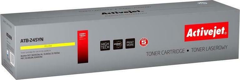 20210119145447_active_jet_symvato_toner_brother_tn_245y Active Jet Συμβατό Toner για Laser Εκτυπωτή Brother TN-245Y 2200 Σελίδων Κίτρινο - Image 1