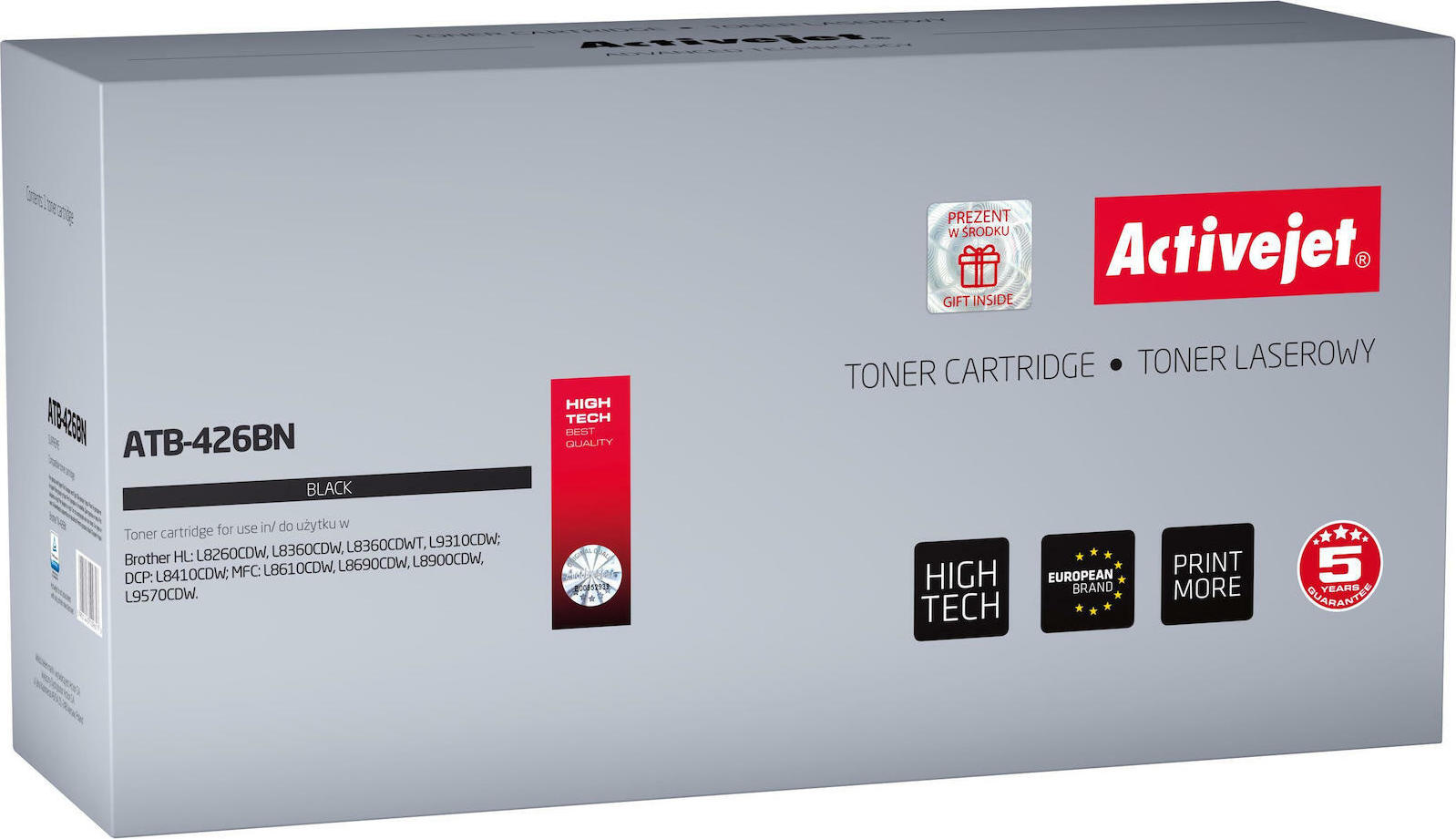 20210119150629_active_jet_symvato_toner_brother_tn_426bk Active Jet Συμβατό Toner για Laser Εκτυπωτή Brother TN-426BK 9000 Σελίδων Μαύρο - Image 1