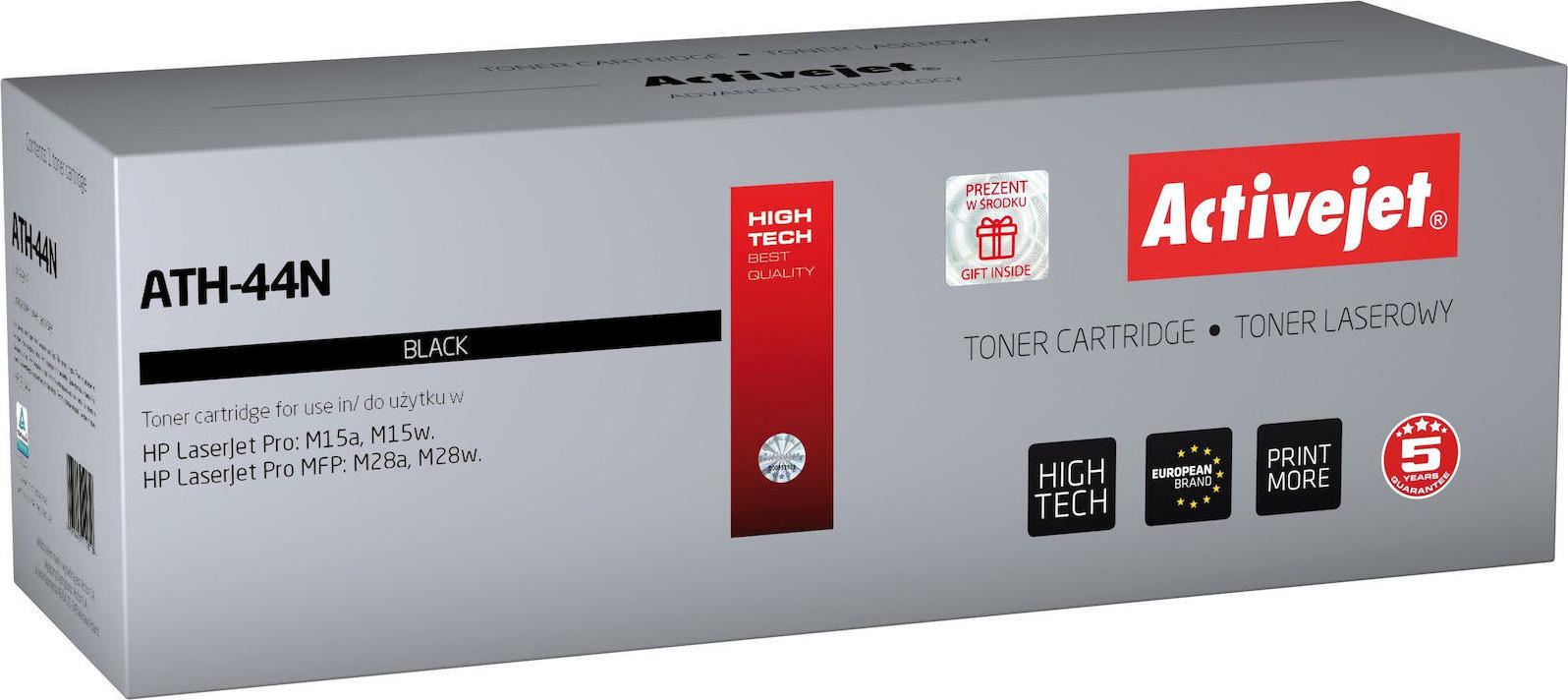 Active Jet Συμβατό Toner για Laser Εκτυπωτή HP 44A CF244A 1000 Σελίδων Μαύρο