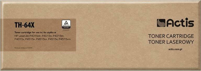 Actis Συμβατό Toner για Laser Εκτυπωτή HP 64X CC364X 24000 Σελίδων Μαύρο