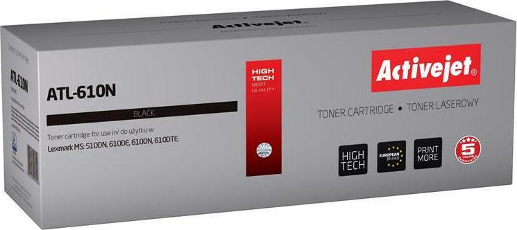 Active Jet Συμβατό Toner για Laser Εκτυπωτή Lexmark 50F2U0E 20000 Σελίδων Μαύρο