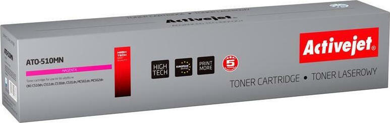 Active Jet Συμβατό Toner για Laser Εκτυπωτή OKI 44469722 5000 Σελίδων Ματζέντα