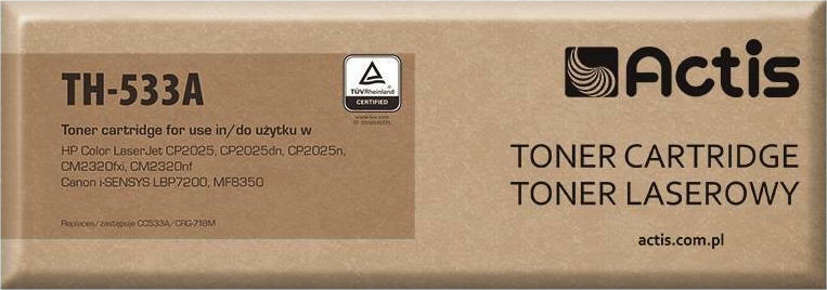 Actis Συμβατό Toner για Laser Εκτυπωτή HP 304A CC533A Μαύρο