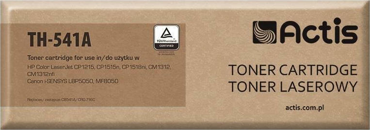 Actis Συμβατό Toner για Laser Εκτυπωτή HP 125A CB541A 1500 Σελίδων Κυανό