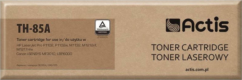 Actis Συμβατό Toner για Laser Εκτυπωτή HP 85A CE285A 1600 Σελίδων Μαύρο