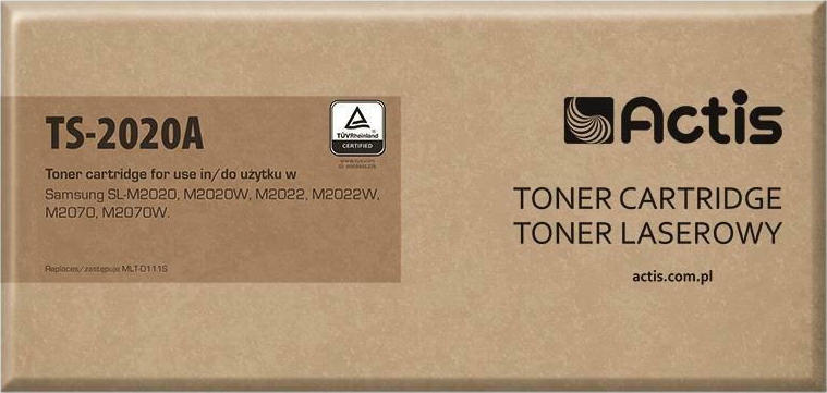 Actis Συμβατό Toner για Laser Εκτυπωτή Samsung MLT-D111S 1000 Σελίδων Μαύρο