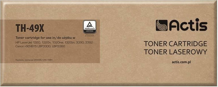 Actis Συμβατό Toner για Laser Εκτυπωτή HP 49X Q5949X 6000 Σελίδων Μαύρο