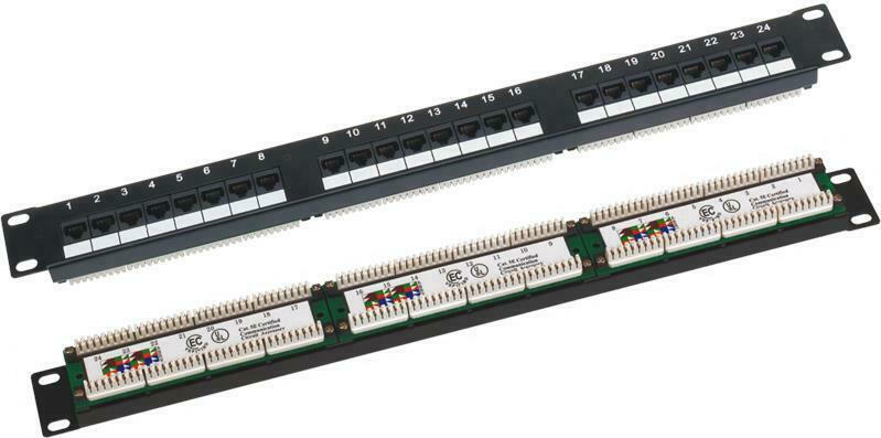 20210208140913_c28f84e5 A-LAN Patch Panel για Rack 1U 19" 24 Θυρών cat5e Μαύρο - Image 2