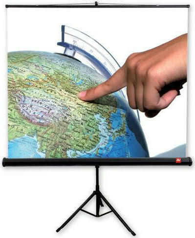 Avtek Οθόνη Προβολής Projector Δαπέδου Projection Tripod Standard 150 με Λόγο Εικόνας 1:1 150x150cm