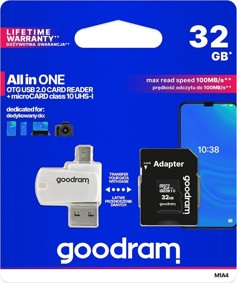 GoodRAM M1A4 microSDHC 32GB Class 10 U1 UHS-I - Image 1