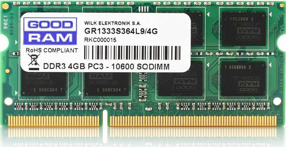 GoodRAM 4GB DDR3 GR1600S364L11S/4G