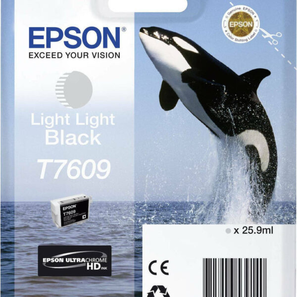 Epson T7609 Γνήσιο Μελάνι Εκτυπωτή InkJet Μπλε (C13T76094010)