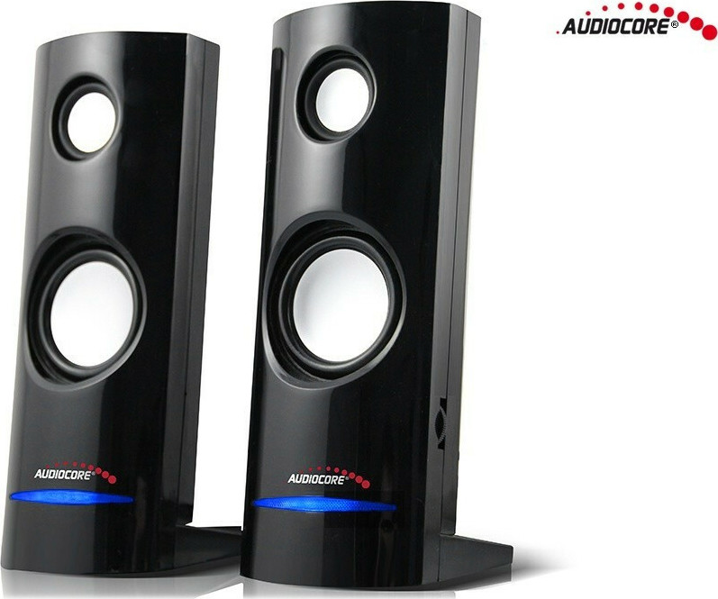 Audiocore Audiocore AC860 2.0 με Ισχύ 8W σε Μαύρο Χρώμα