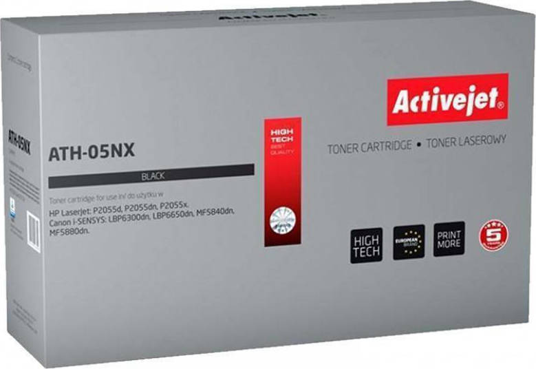 Active Jet Συμβατό Toner για Laser Εκτυπωτή HP 05X CE505X / Canon CRG-719H 7500 Σελίδων Μαύρο