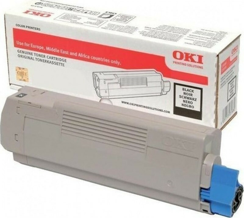 20210302120959_oki_black_toner_46507616 OKI 4650761 Γνήσιο Toner Laser Εκτυπωτή 4650761 - Image 1