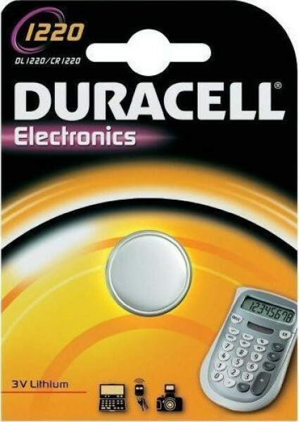 Duracell Electronics Μπαταρία Λιθίου Ρολογιών CR1220 3V 1τμχ