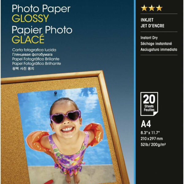 Epson Φωτογραφικό Χαρτί A4 (21x30) 200gr/m² για Εκτυπωτές Inkjet