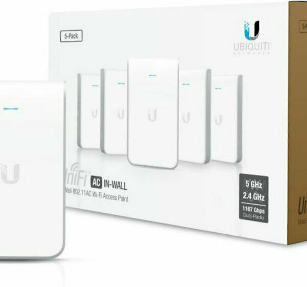 Ubiquiti UniFi AC In-Wall Πενταπλό Kit