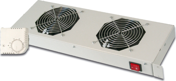 20210309093545_347328a8 Digitus Ράφι με 2 Ανεμιστήρες για Rack 19" (51x5x28cm) Μαύρο - Image 3