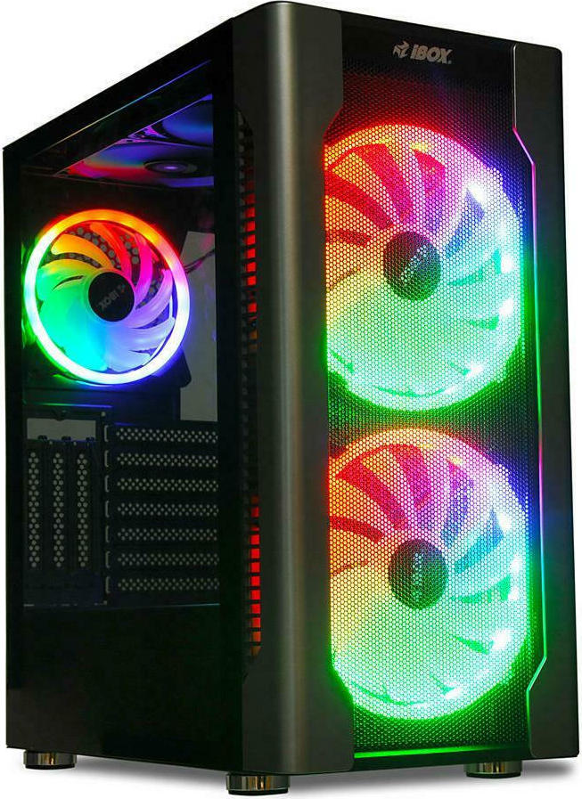 iBox Chiron ZH68 Gaming Midi Tower με Πλαϊνό Παράθυρο