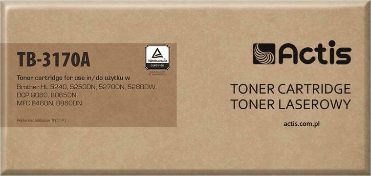 Actis Συμβατό Toner για Laser Εκτυπωτή Brother TN-3170 7000 Σελίδων Μαύρο