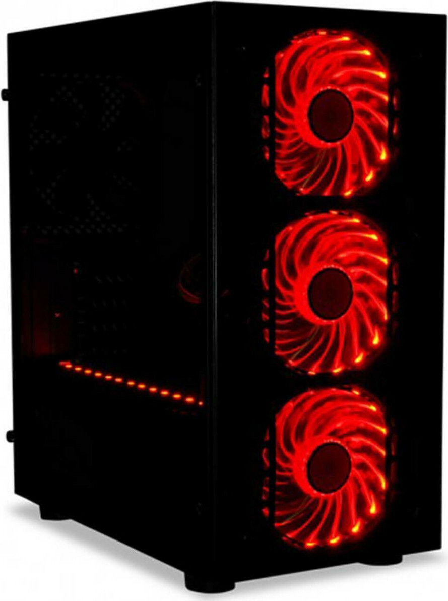 iBox Passion V4 Mini Tower με Πλαϊνό Παράθυρο