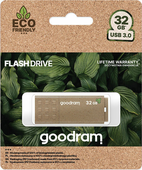 GoodRAM UME3 Eco Friendly 32GB USB 3.0 Stick Καφέ