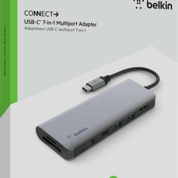 Belkin Connect 7-in-1 USB-C Docking Station με HDMI 4K PD