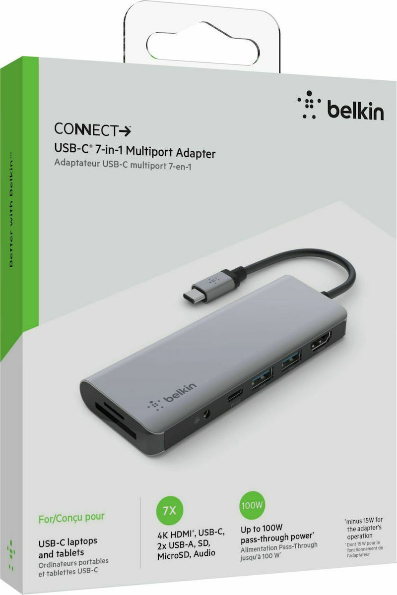 20210317161750_belkin_usb_c_7_in_1_multiport_adapter Belkin Connect 7-in-1 USB-C Docking Station με HDMI 4K PD - Image 1