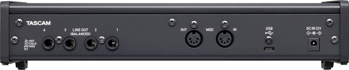 Tascam Εξωτερική Επαγγελματική Κάρτα Ήχου US-4X4HR Συνδεσιμότητα USB - Image 3