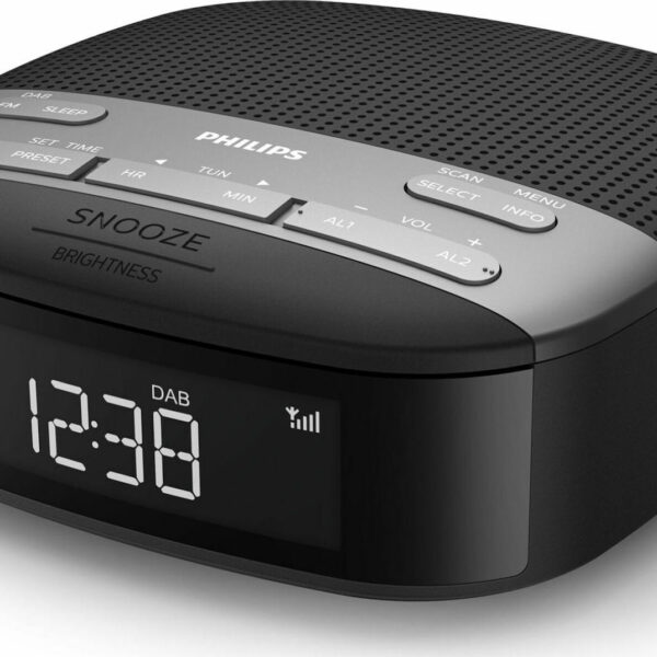 Philips Επιτραπέζιο Ψηφιακό Ρολόι με Ξυπνητήρι & Ραδιόφωνο TAR3505/12