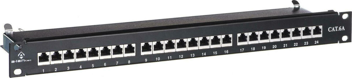 A-LAN Patch Panel 1U Μαύρο - Image 1