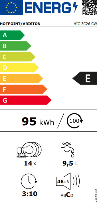 20210322135010_79ec7736 Hotpoint-Ariston Πλήρως Εντοιχιζόμενο για 14 Σερβίτσια Π59.8xY82εκ. HIC 3C26 CW - Image 2