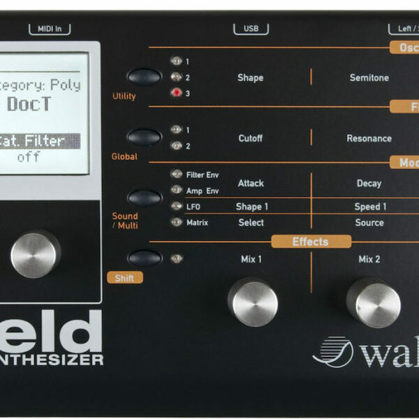 Waldorf Blofeld Virtual Analog Synthesizer Black Αναλογικό Synthesizer