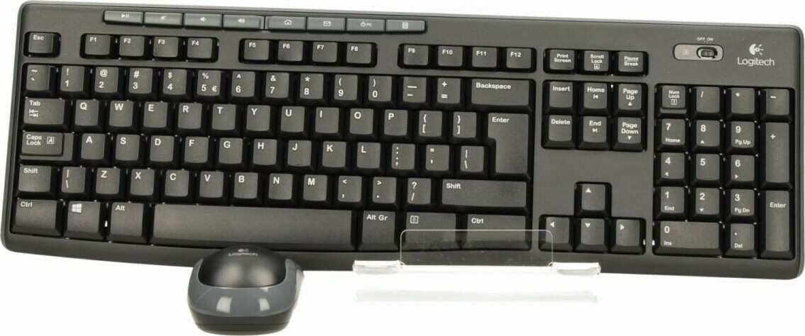 Logitech Wireless Combo MK270 Σετ Πληκτρολόγιο & Ποντίκι International English
