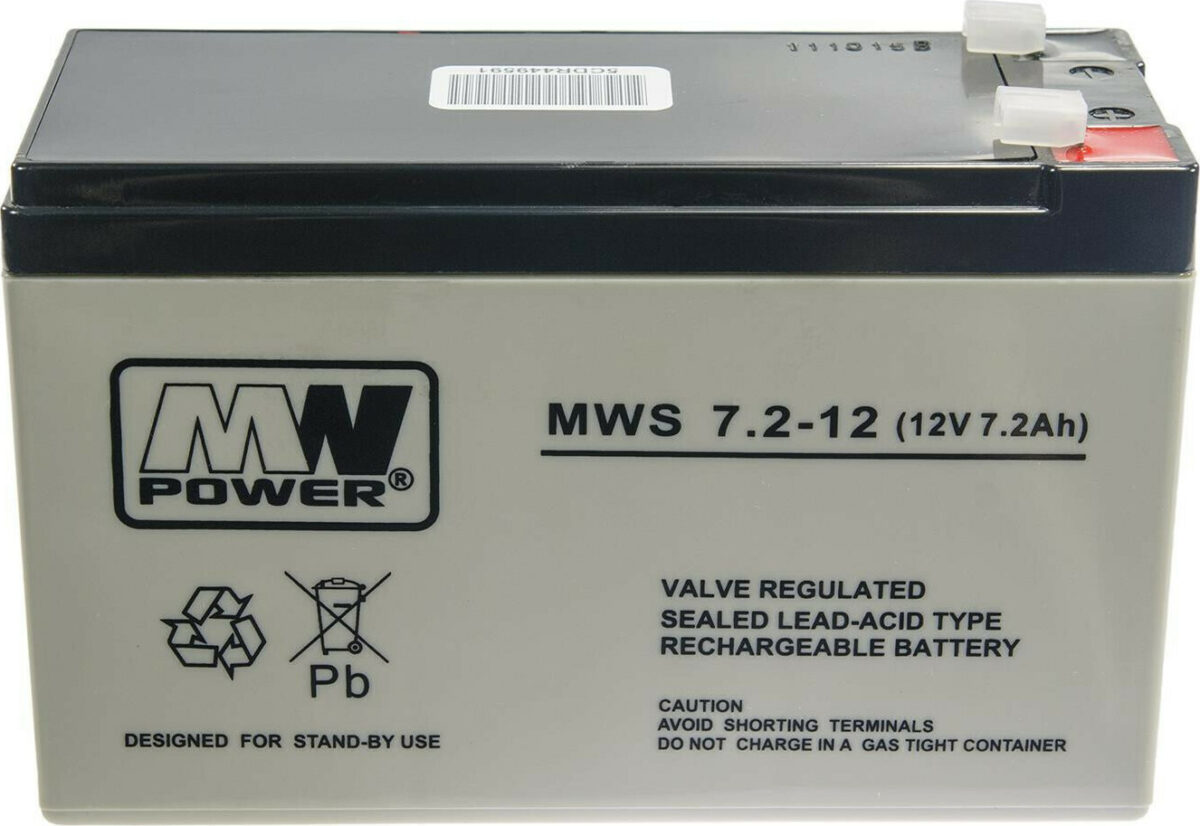 MPL MWS 7.2-12 με Χωρητικότητα 7.2Ah και Τάση 12V 1τμχ - Image 1