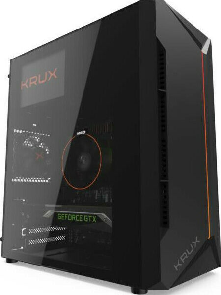 Krux Astro Cube Gaming Midi Tower με Πλαϊνό Παράθυρο