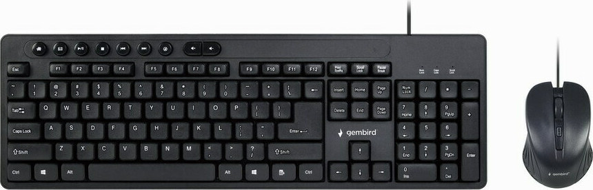 Gembird KBS-UM-04 - Σετ με Ποντίκι Αγγλικό US