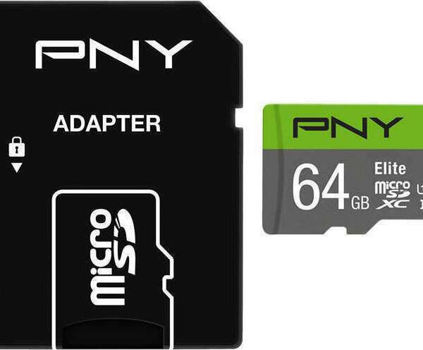 PNY Elite microSDXC 64GB Class 10 U1 UHS-I