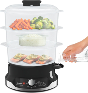 20210610205949_7f937a2d Tefal Ultracompact Ατμομάγειρας με 3 Επίπεδα Μαγειρέματος 9lt - Image 4