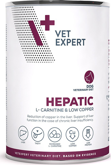 VetExpert Hepatic Dog Υγρή Τροφή για Κουτάβια σε Κονσέρβα Διαίτης με Πουλερικά 400gr A52-1602801