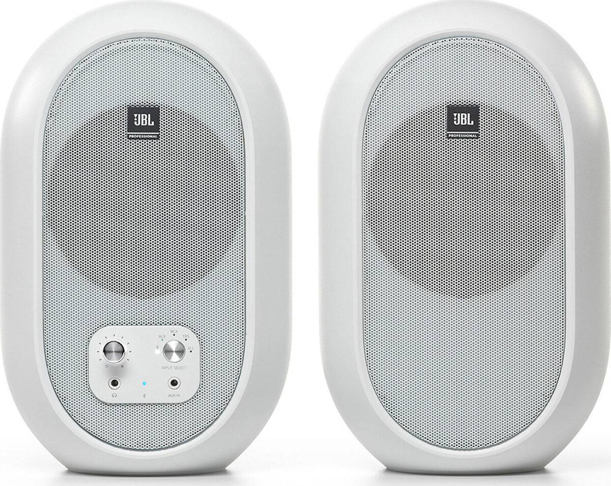 JBL One Series 104 Αυτοενισχυόμενα Ηχεία Studio Monitor 2 Δρόμων 60W (Ζεύγος) Λευκό - Image 1